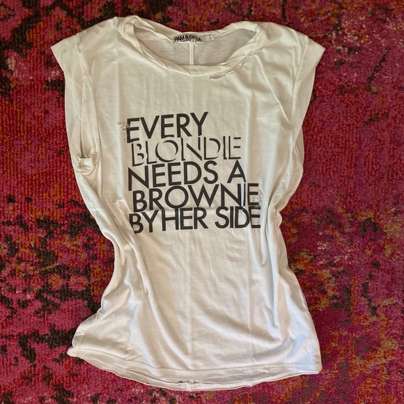 PAM & GELA | Frankie Destroyed Muscle Tee | Small - Picture 3 of 4